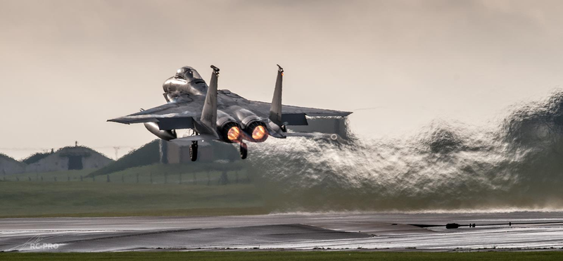 Illustration for article titled This Photo Tour Of The USAF's "Grim Reapers" F-15 Squadron Will Give You Shivers